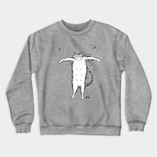 Cats Just Wanna Dance Crewneck Sweatshirt